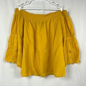 Lane Bryant Over The Shoulder Blouse